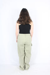 Lioness - Green Relaxed Cargo Jeans