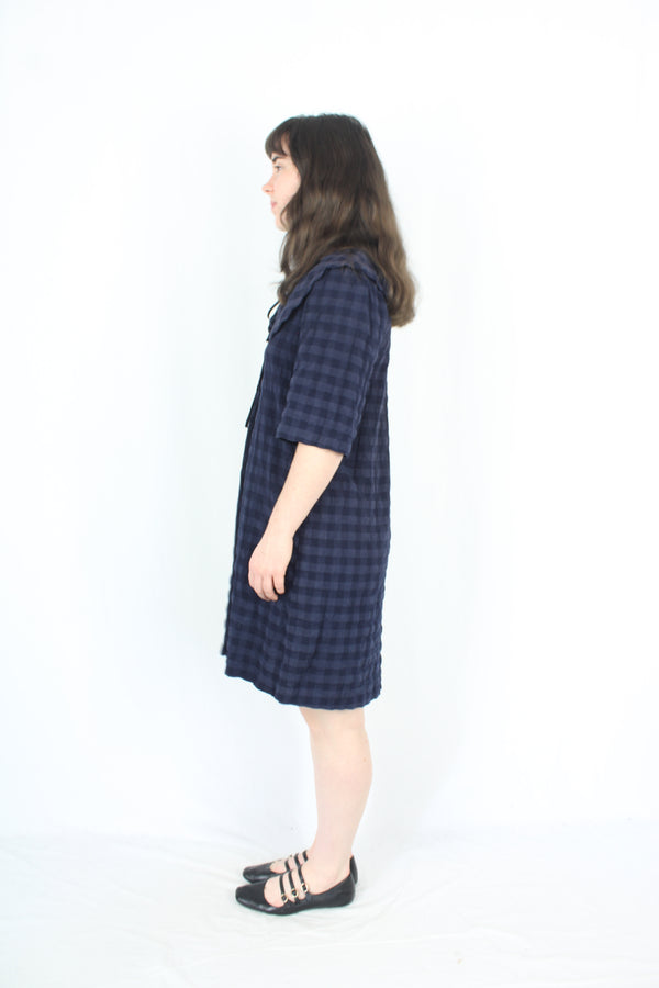 Thing Thing - Gingham Collar Dress