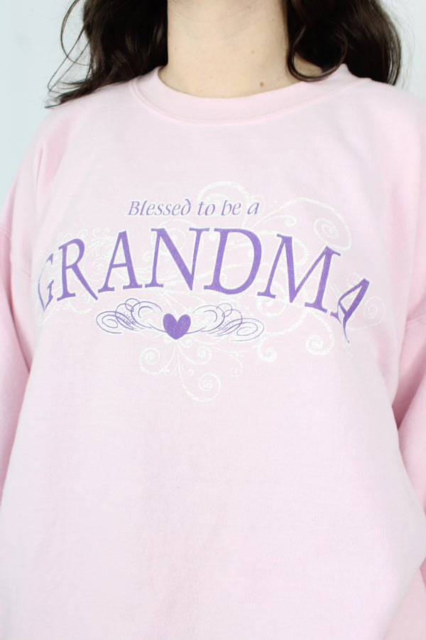 Gildan - "Blessed To Be A Grandma" Crewneck