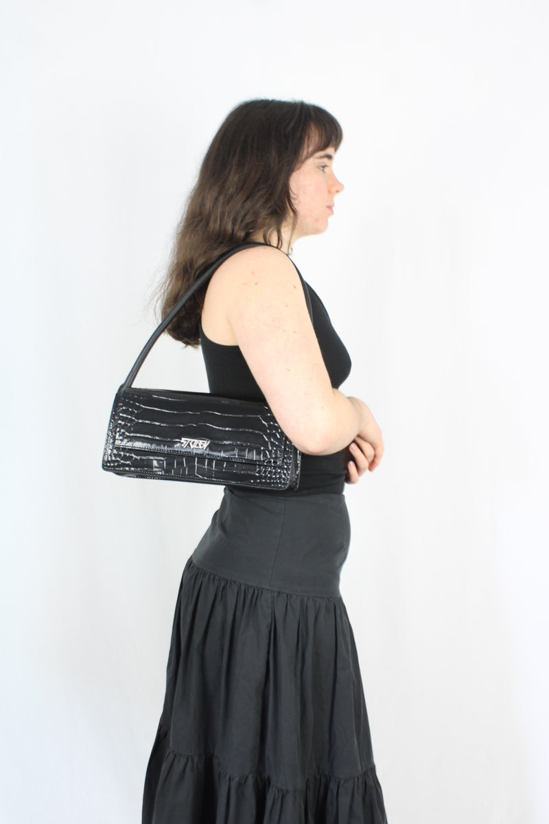 Stolen Girlfriends Club - Croc Leather Shoulder Bag
