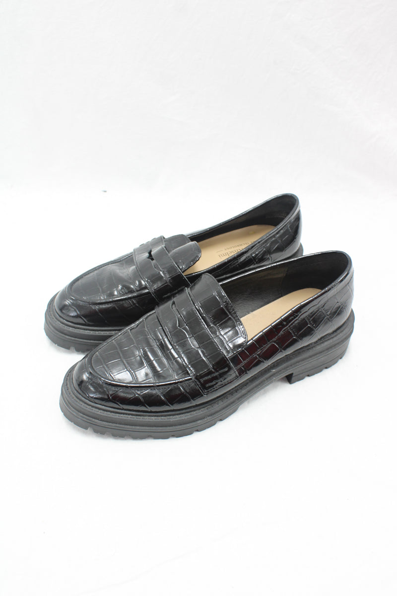 Isabella Anselmi - Croc Leather Loafers