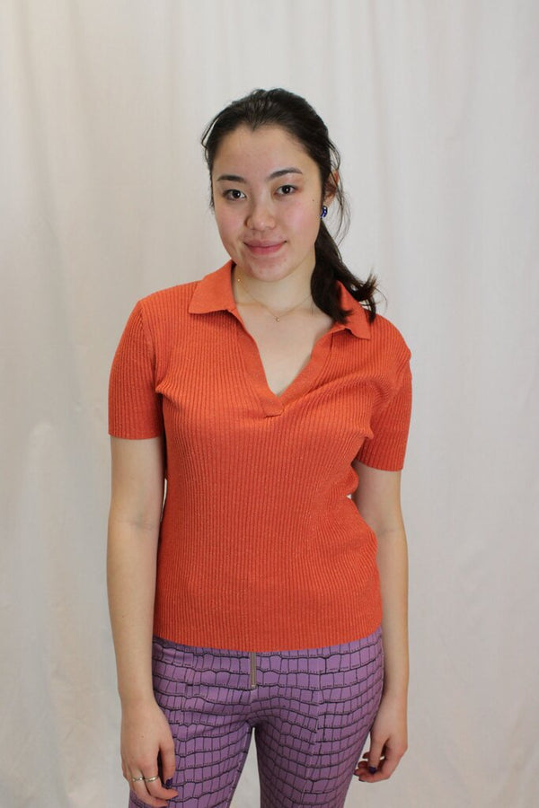 Samsoe Samsoe Shimmer Knit Polo