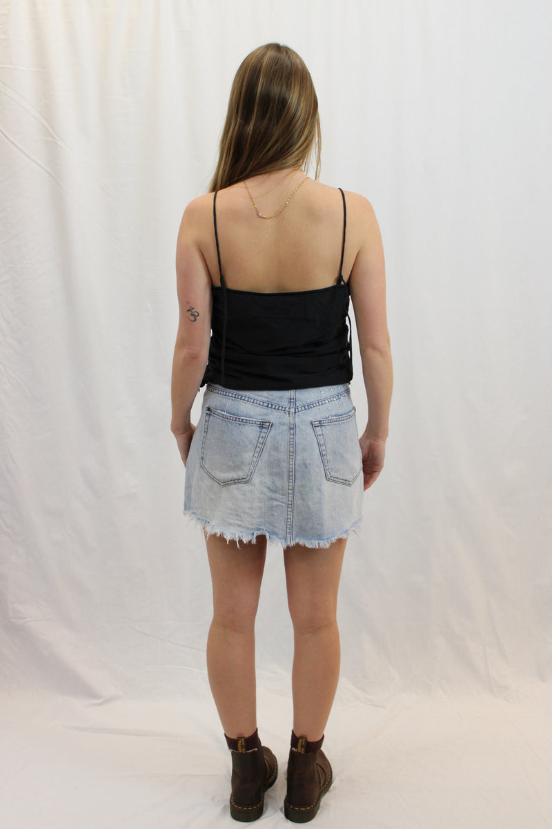 Ksubi Denim Wrap Skirt