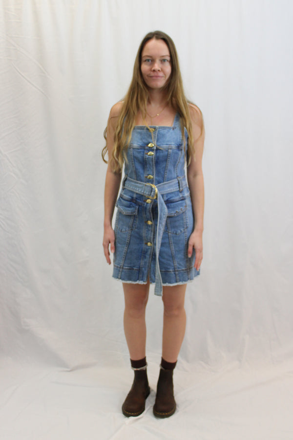 Aje Denim Mini Dress