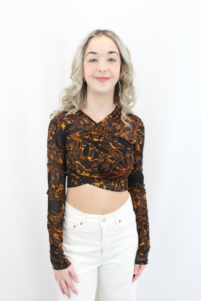 Camilla & Marc - 'Freesia Sheer Top' NWT