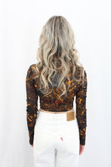 Camilla & Marc - 'Freesia Sheer Top' NWT