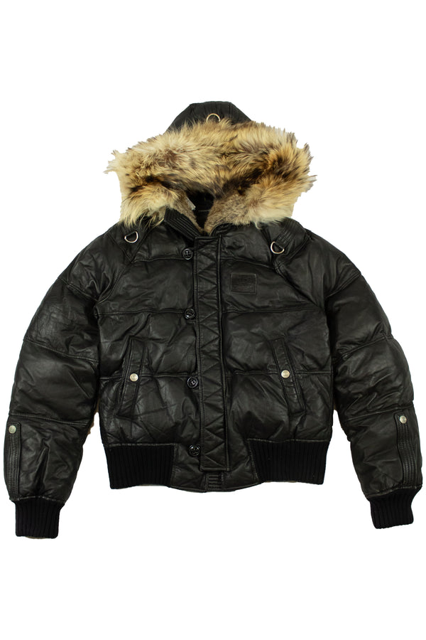 Dsquared2 - Leather Down Jacket
