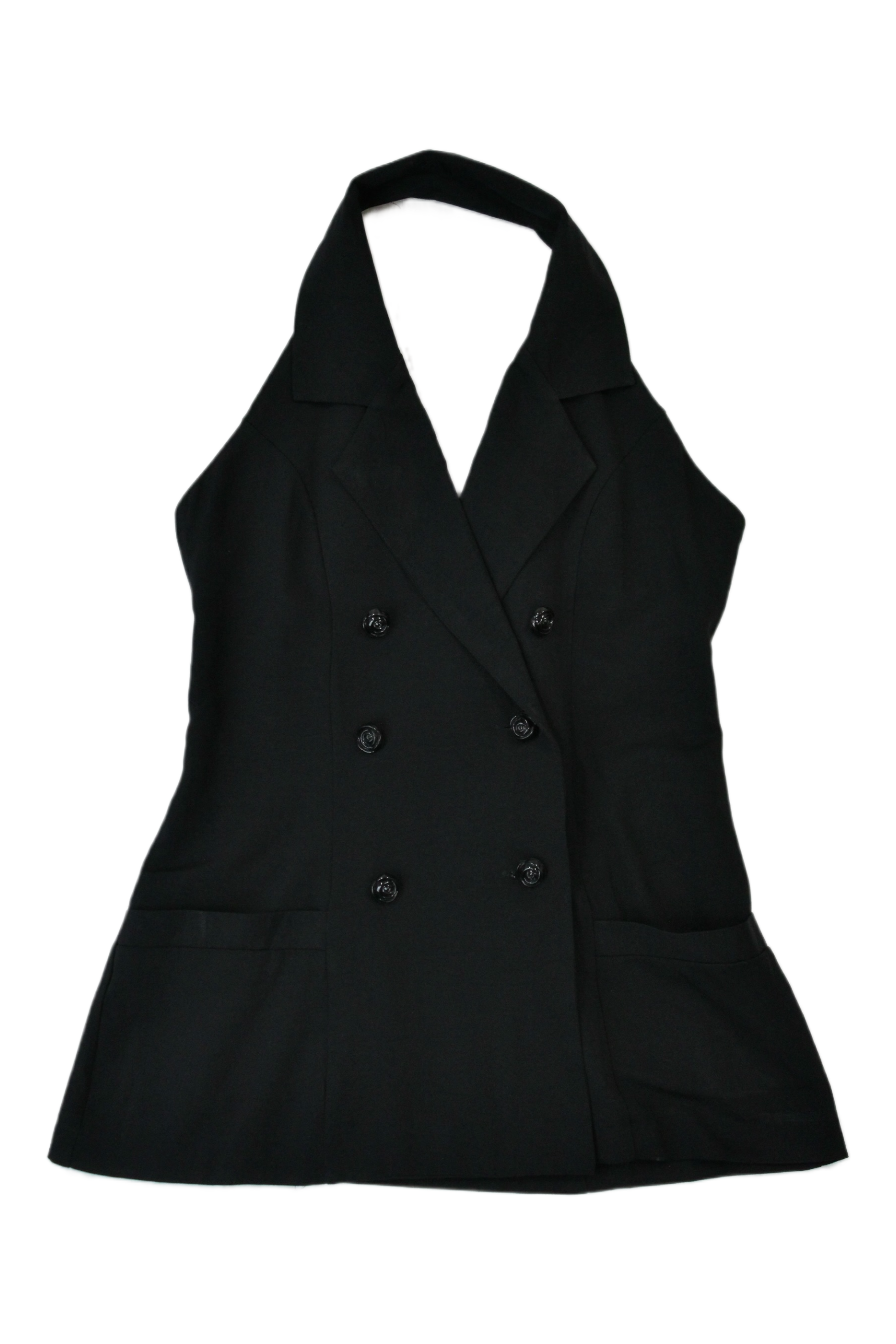 Halter Neck Suit Vest