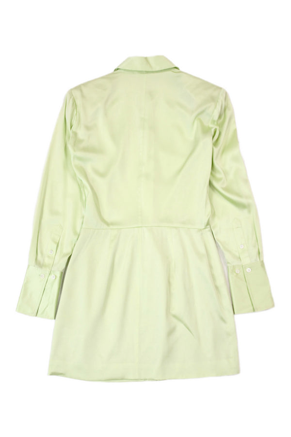 FRAME - Satin Shirt Dress