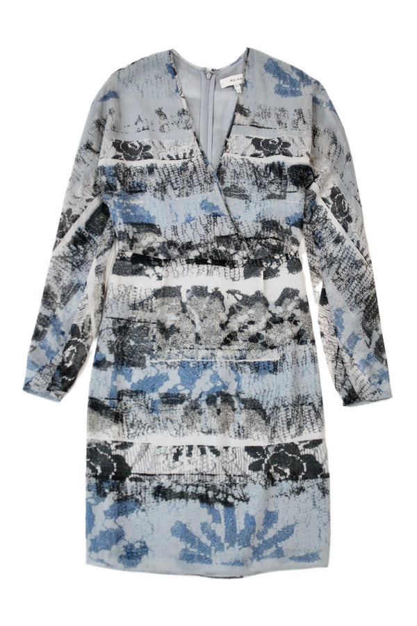 Reiss - Printed Chiffon Mini Dress