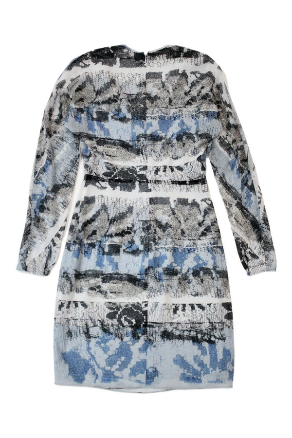 Reiss - Printed Chiffon Mini Dress