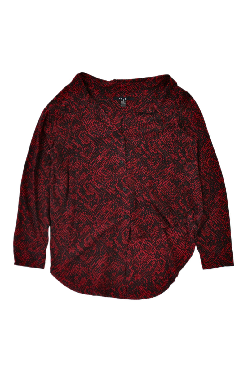 Ksubi - Snake Print Silk Shirt
