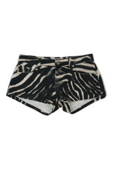 Denim & Supply Ralph Lauren - Zebra Denim Shorts
