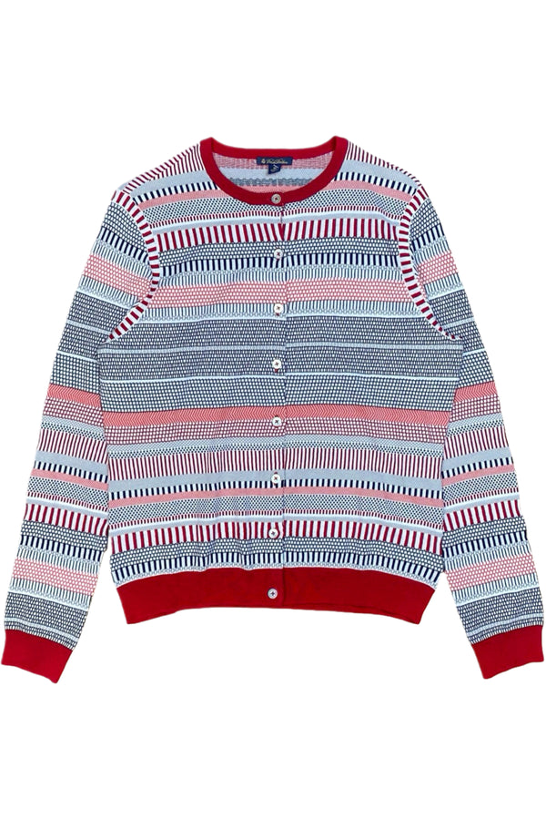 Brooks Brothers - Red/Black/White Cardigan