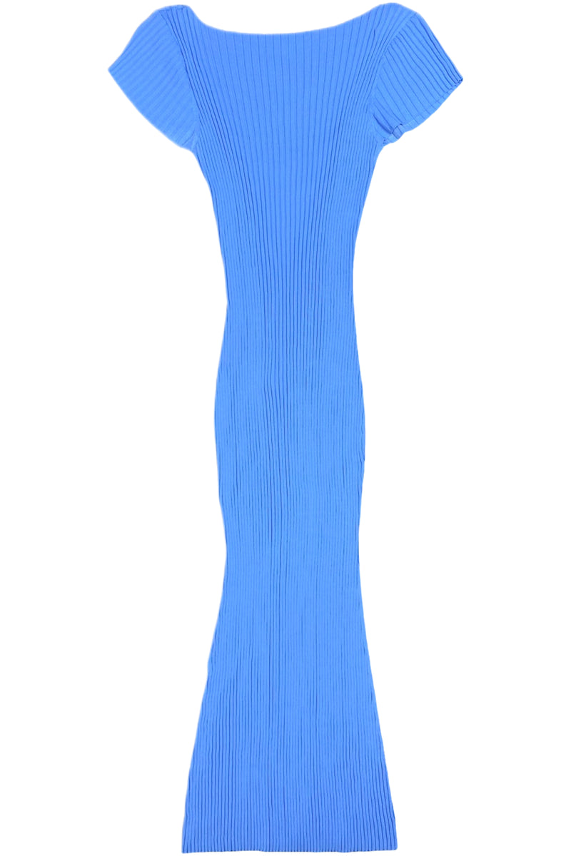Bec & Bridge - Baby Blue Knit Maxi Dress