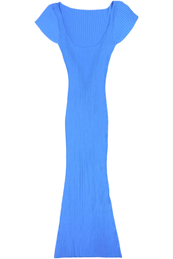 Bec & Bridge - Baby Blue Knit Maxi Dress
