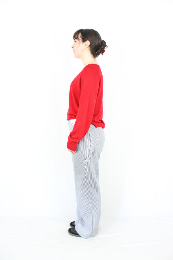 Huffer - Pinstriped Carpenter Pants