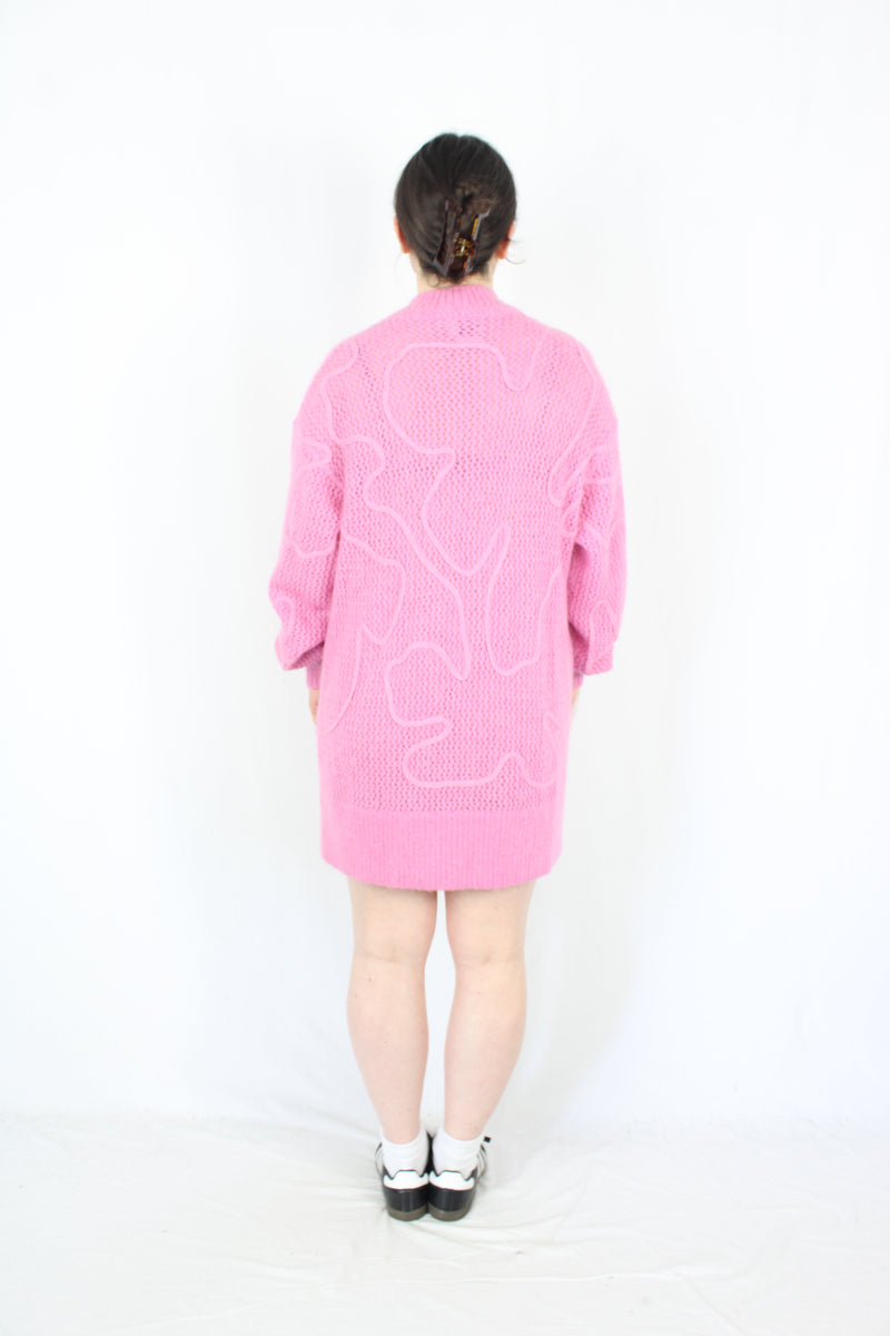 Aje - Squiggle Knit Sweater Dress