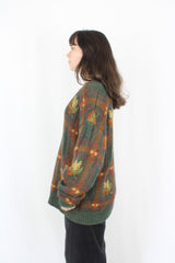 St John's Bay - Vintage Plaid Leaf Jumper