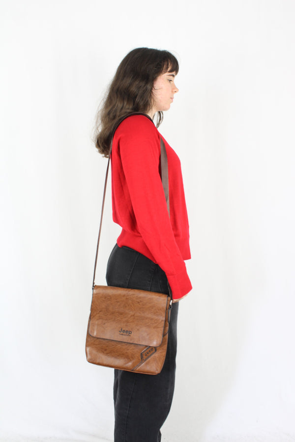 Jeep - Leather Satchel Bag