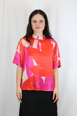 Husk Satin Blouse NWT