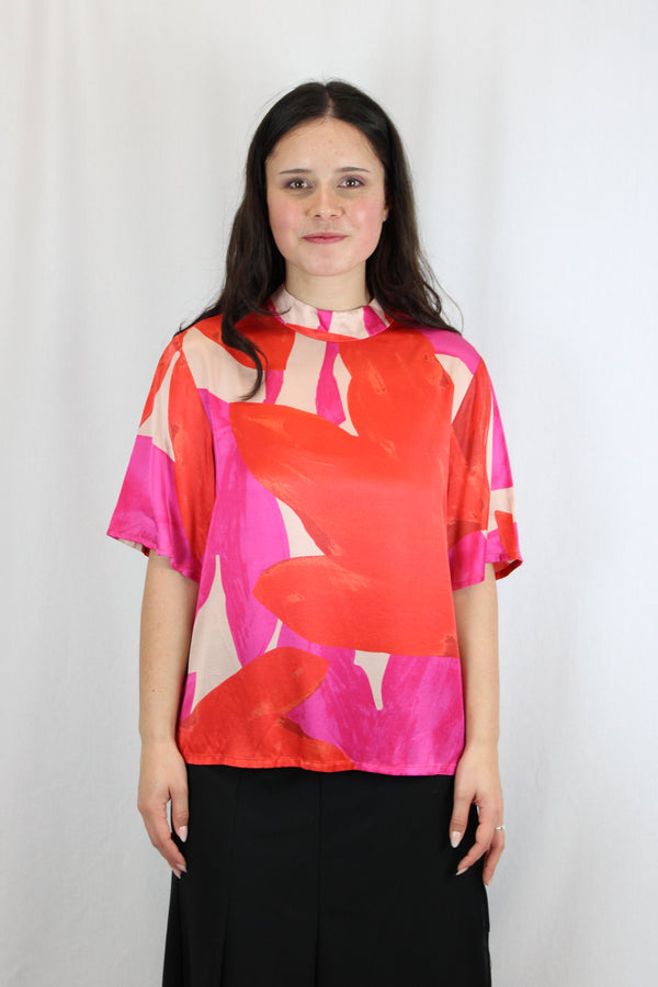 Husk Satin Blouse NWT