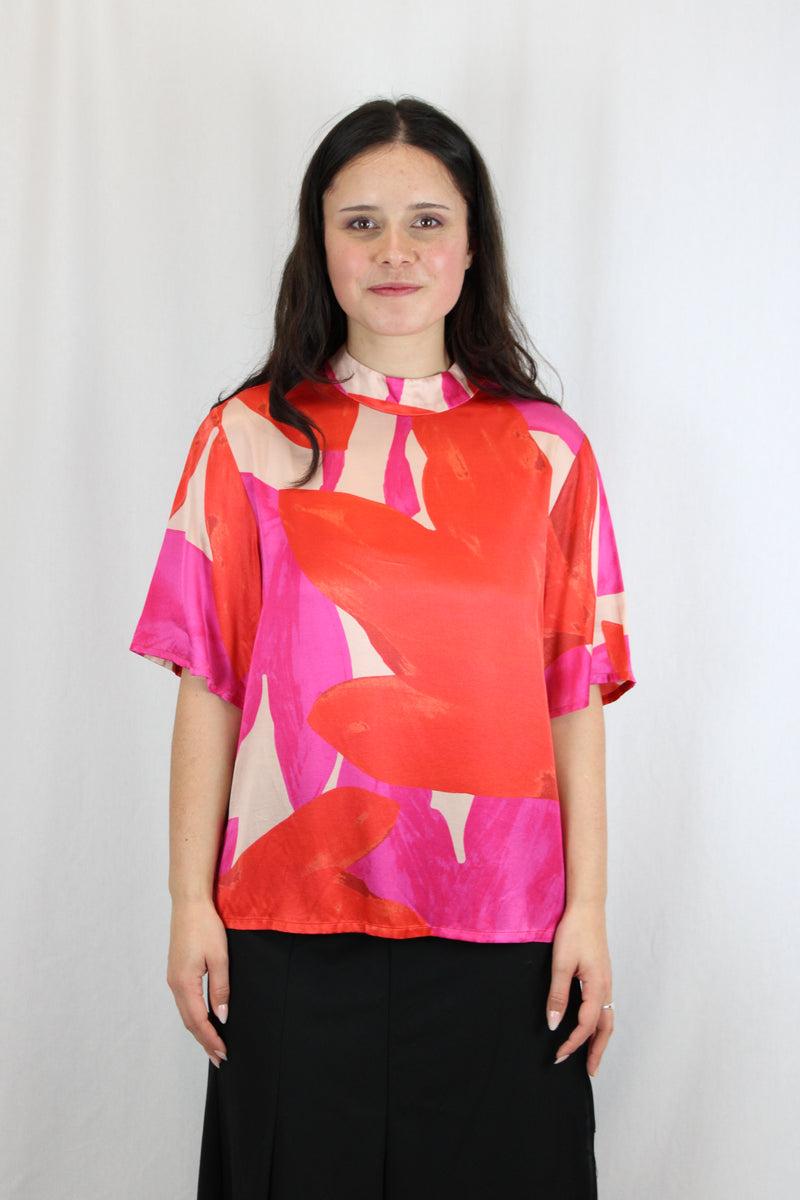 Husk Satin Blouse NWT