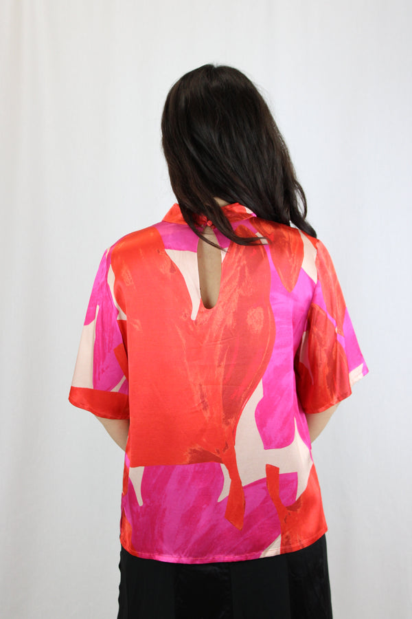 Husk Satin Blouse NWT