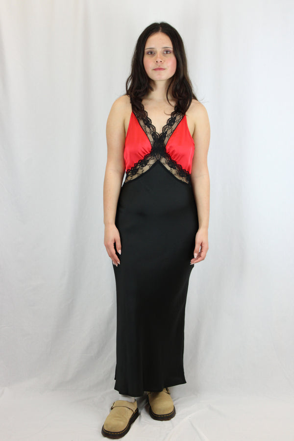 Dazie Satin Maxi Dress