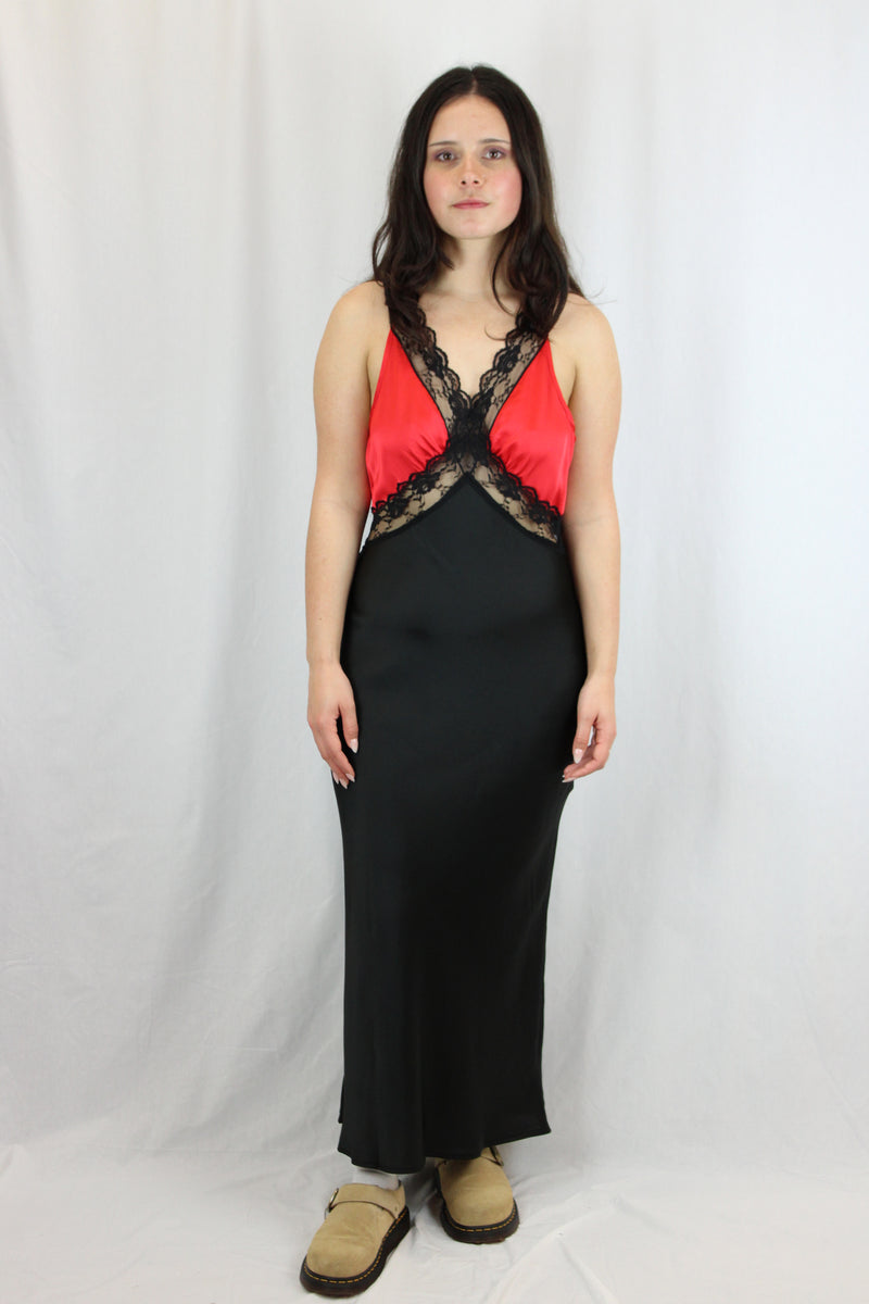 Dazie Satin Maxi Dress