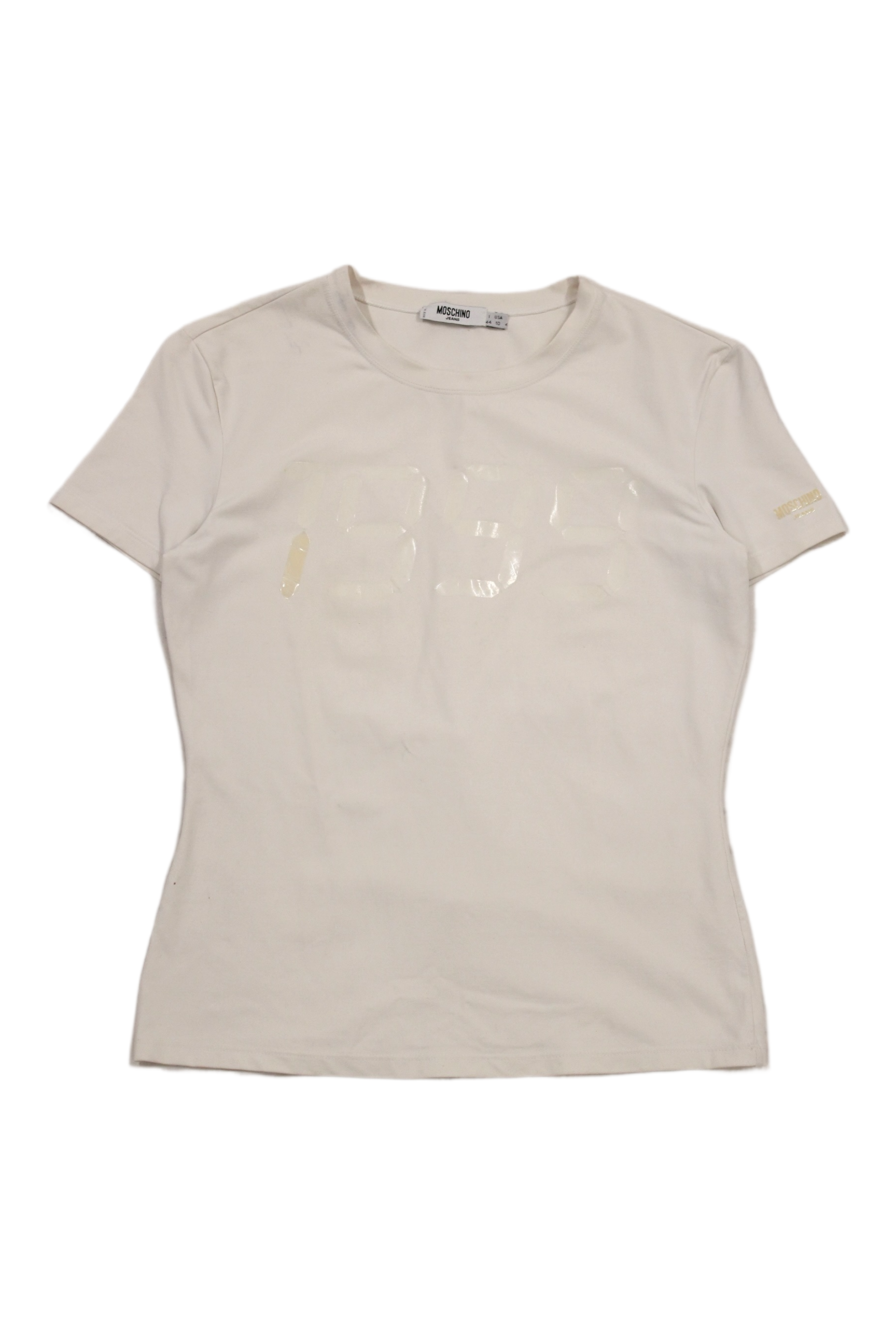Moschino Jeans - Millennium Vinyl Print tee