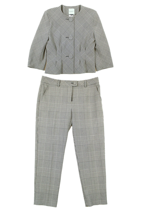 Kate Sylvester - Plaid 2 Piece Suit