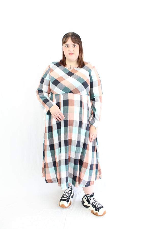 Elk - Plaid Maxi Dress