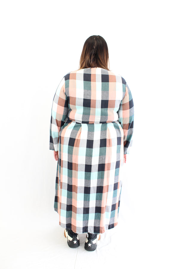 Elk - Plaid Maxi Dress