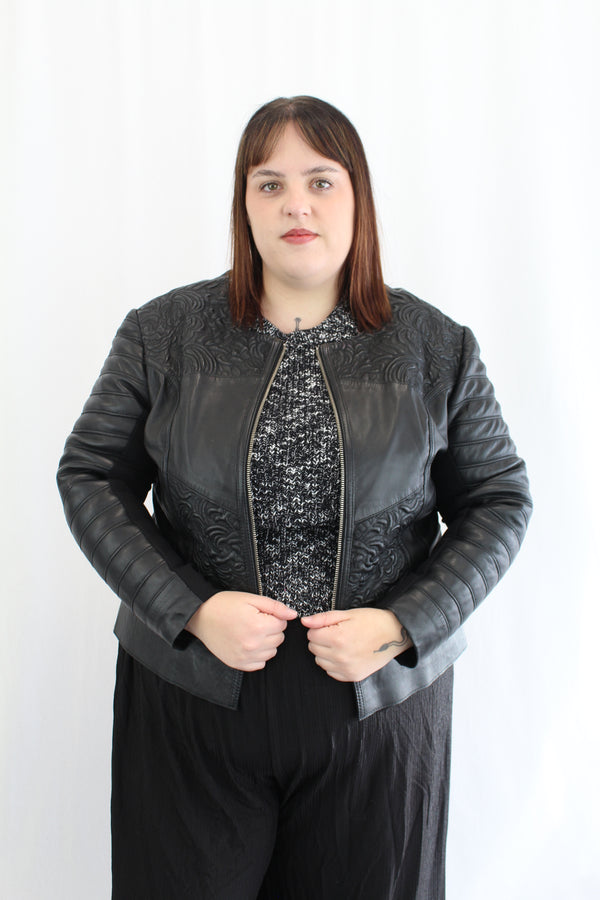 Curate Trelise Cooper - 'No Love Embossed Jacket'