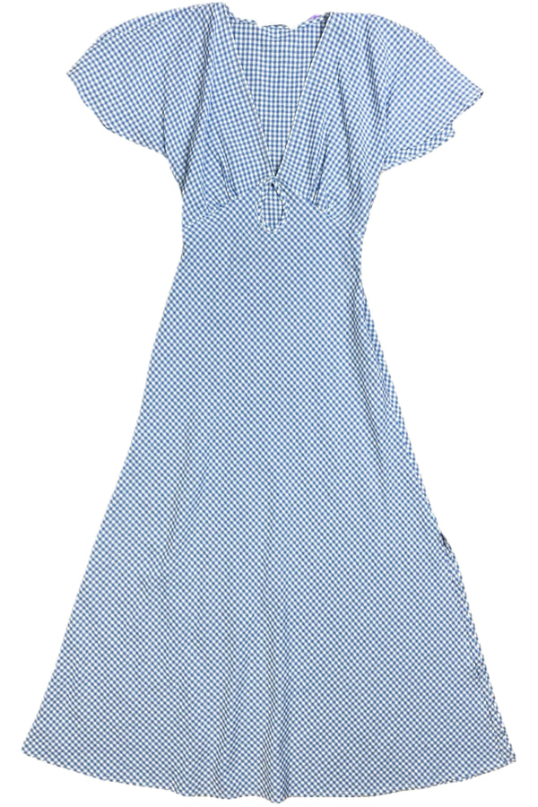 Ruby - Blue & White Maxi Dress