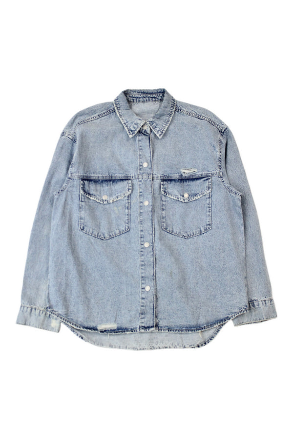 YMI Jeans - Distressed Denim Shirt