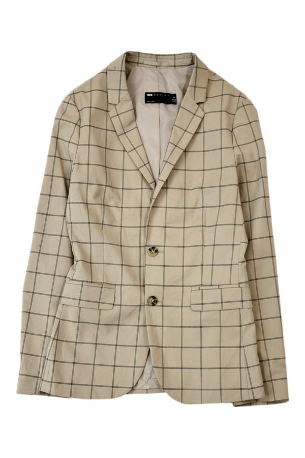Asos Design - Grid Print Blazer
