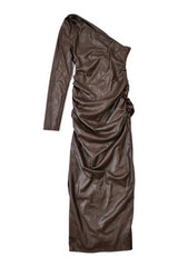 House of CB - Pleather One Shoulder Dress