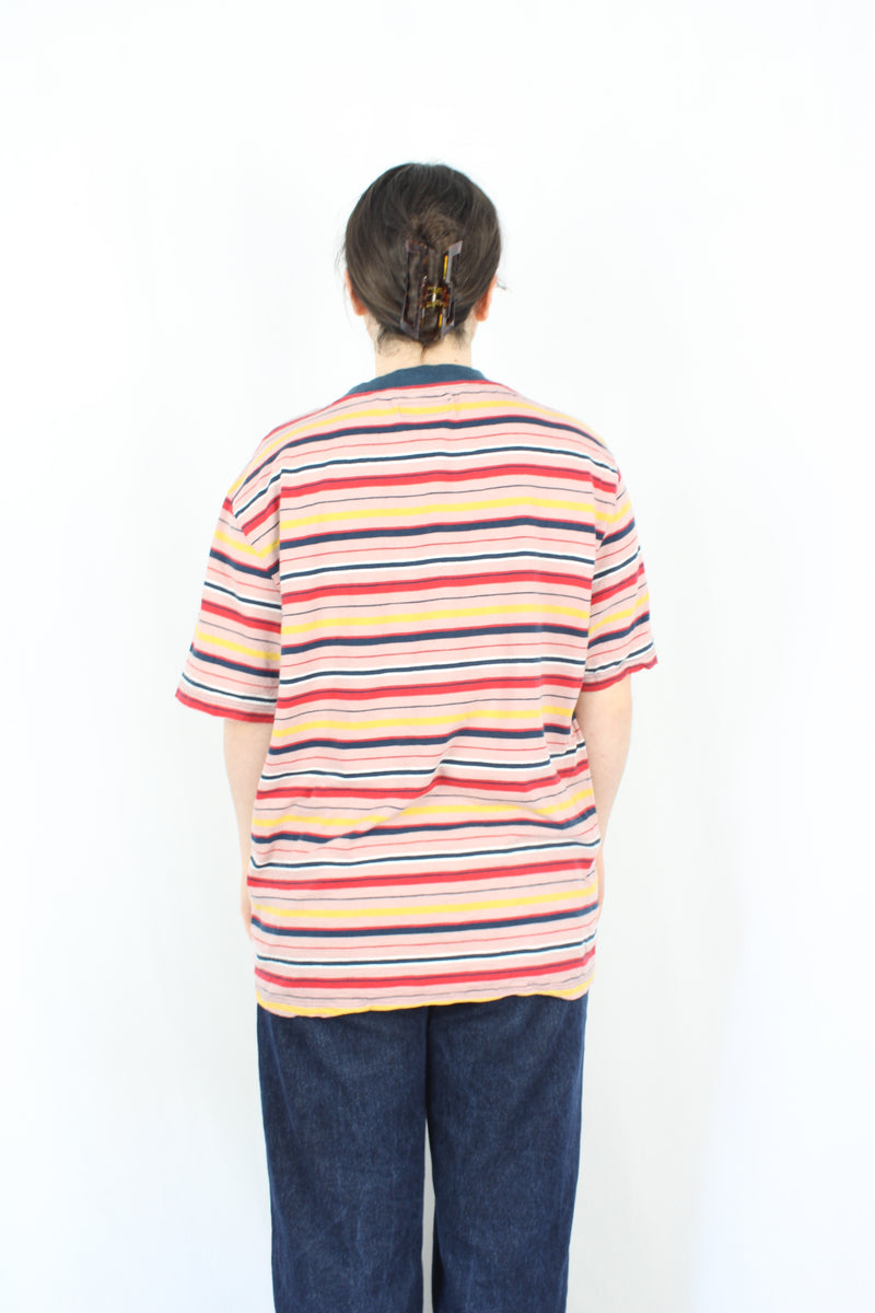 Guess Originals - Striped Logo Tee