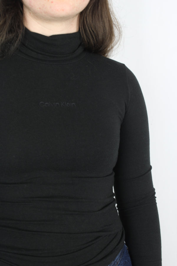 Calvin Klein - Text Logo Turtleneck