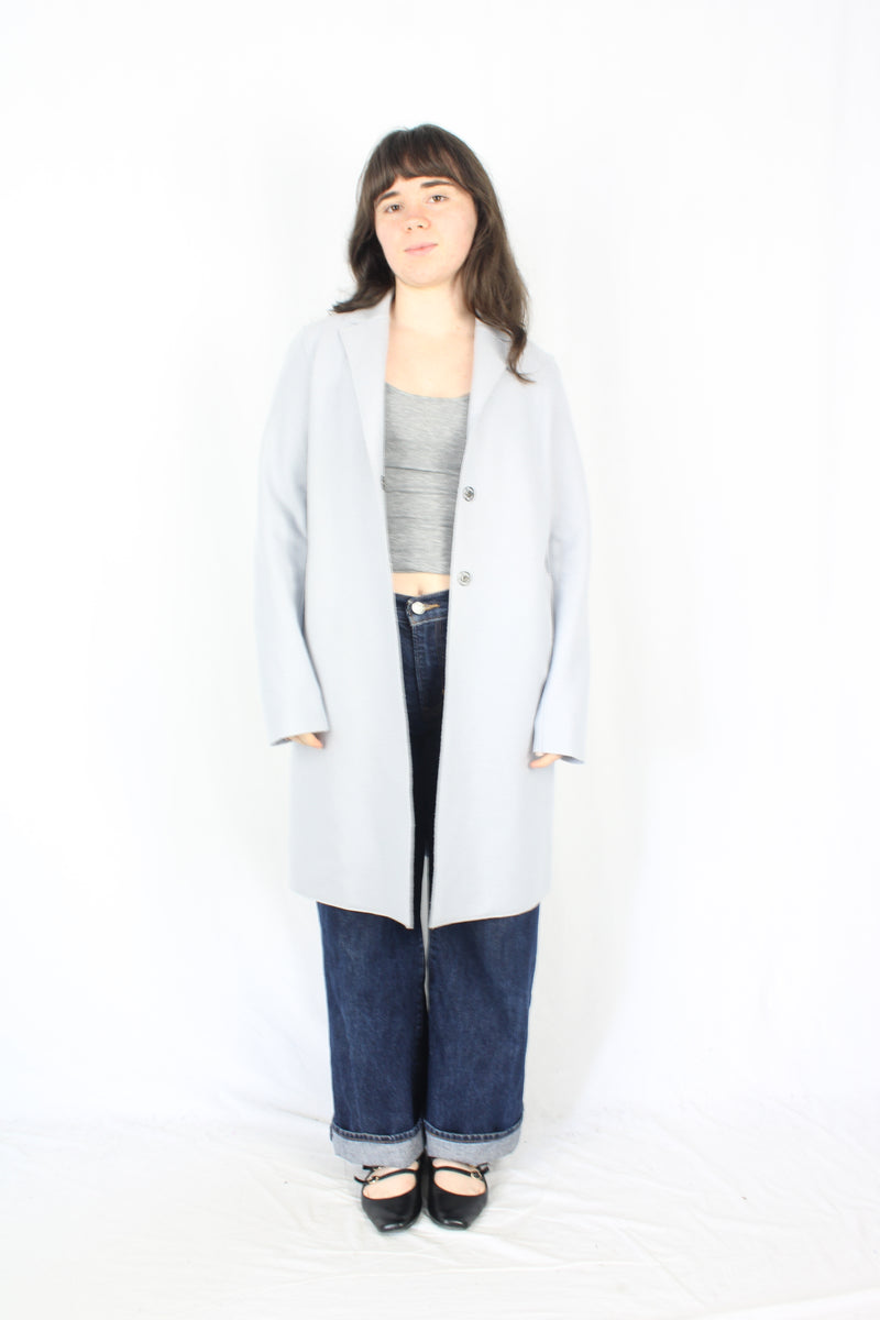 Harris Wharf - Cocoon Pressed Wool Coat