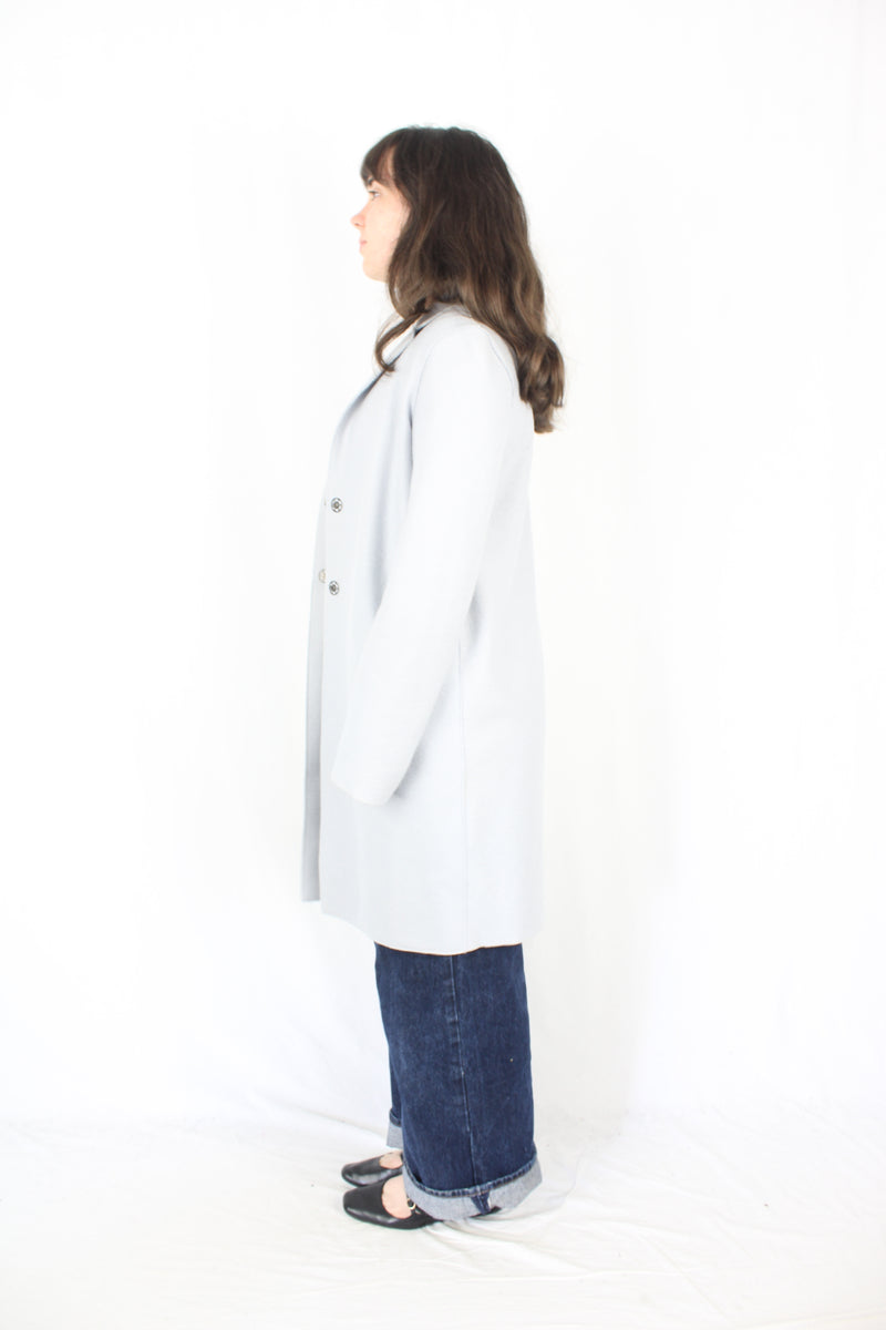 Harris Wharf - Cocoon Pressed Wool Coat