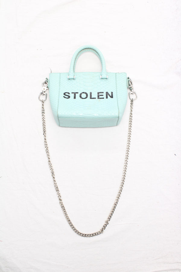 Stolen Girlfriends Club - Snakeskin Leather Chain Bag