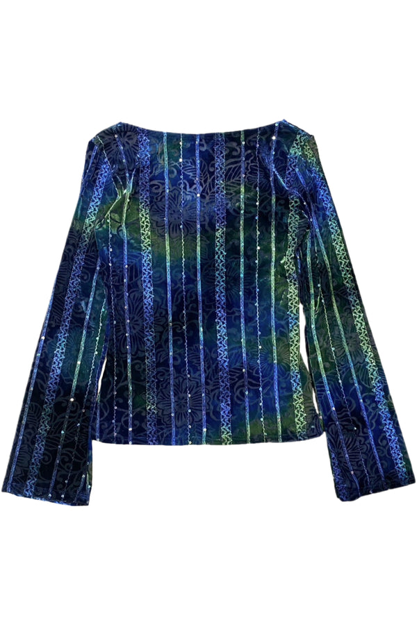 Arianne - Sequin Long Sleeve Top