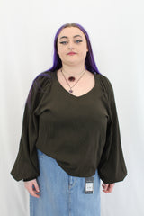 Max - 'Eliza Shirred Detail Top' NWT
