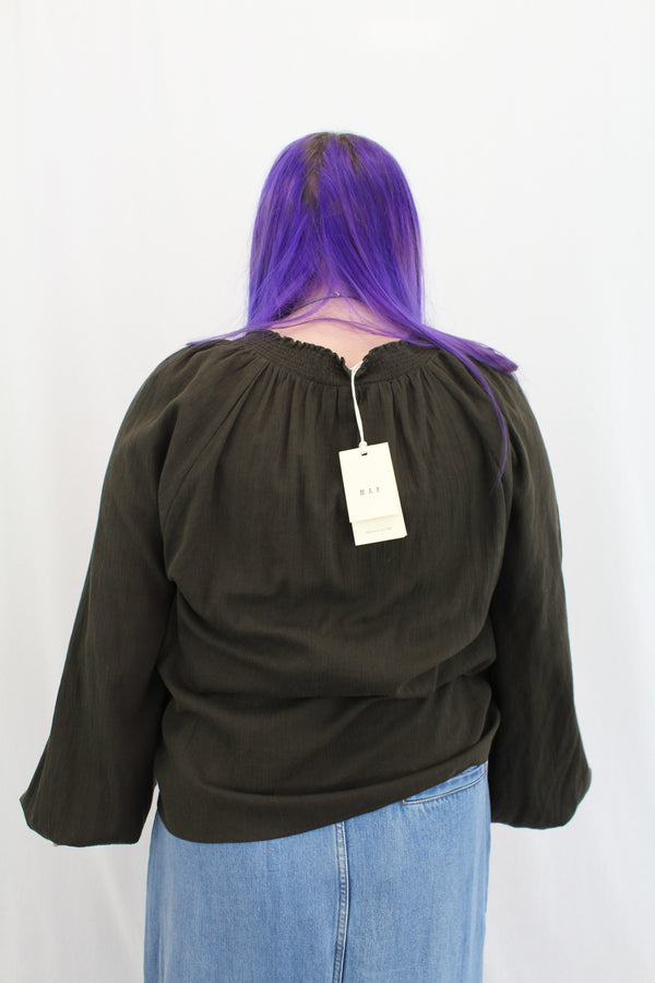 Max - 'Eliza Shirred Detail Top' NWT