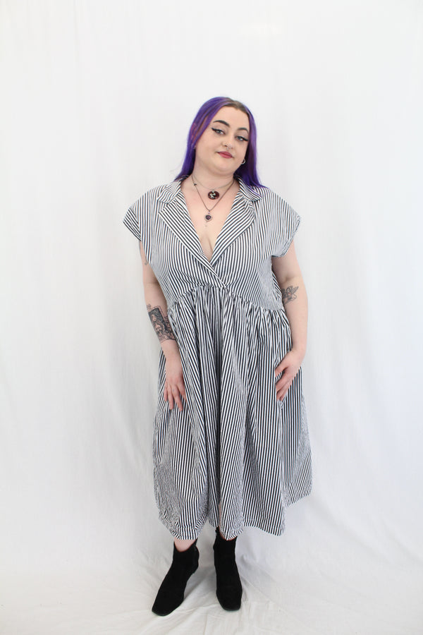Ricochet - Striped Midi Dress