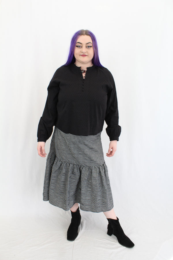 Zoe Kratzmann - Gingham Drop Waist Skirt