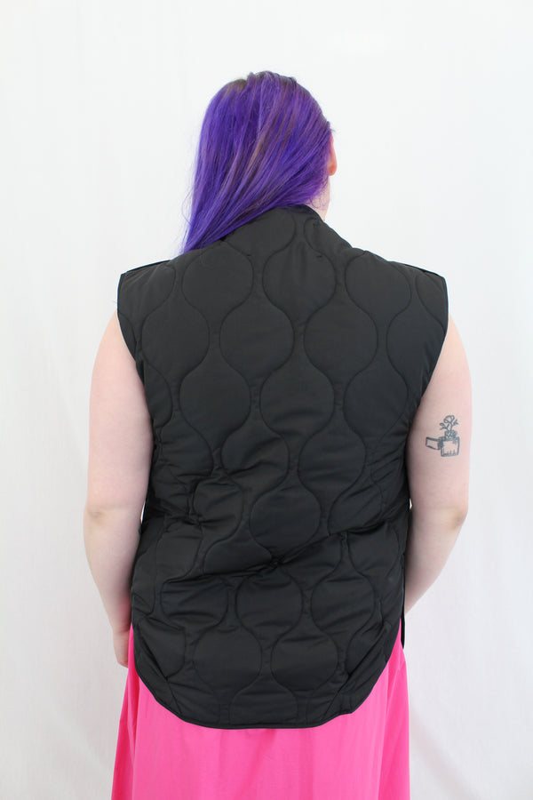 Remain - Quilted Tie Up Vest